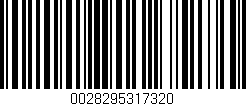 Código de barras (EAN, GTIN, SKU, ISBN): '0028295317320'