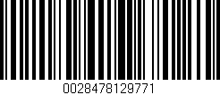 Código de barras (EAN, GTIN, SKU, ISBN): '0028478129771'