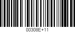Código de barras (EAN, GTIN, SKU, ISBN): '00308E+11'