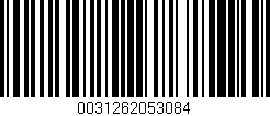 Código de barras (EAN, GTIN, SKU, ISBN): '0031262053084'