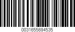 Código de barras (EAN, GTIN, SKU, ISBN): '0031655694535'
