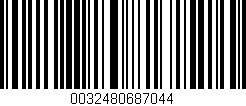 Código de barras (EAN, GTIN, SKU, ISBN): '0032480687044'