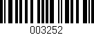 Código de barras (EAN, GTIN, SKU, ISBN): '003252'