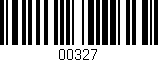 Código de barras (EAN, GTIN, SKU, ISBN): '00327'