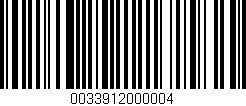 Código de barras (EAN, GTIN, SKU, ISBN): '0033912000004'