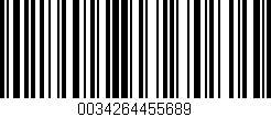 Código de barras (EAN, GTIN, SKU, ISBN): '0034264455689'