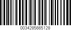 Código de barras (EAN, GTIN, SKU, ISBN): '0034285665128'