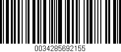 Código de barras (EAN, GTIN, SKU, ISBN): '0034285692155'