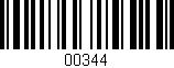 Código de barras (EAN, GTIN, SKU, ISBN): '00344'