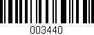 Código de barras (EAN, GTIN, SKU, ISBN): '003440'