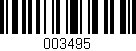 Código de barras (EAN, GTIN, SKU, ISBN): '003495'