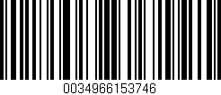 Código de barras (EAN, GTIN, SKU, ISBN): '0034966153746'