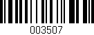 Código de barras (EAN, GTIN, SKU, ISBN): '003507'