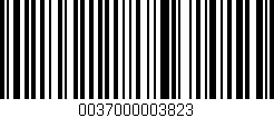 Código de barras (EAN, GTIN, SKU, ISBN): '0037000003823'