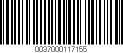 Código de barras (EAN, GTIN, SKU, ISBN): '0037000117155'