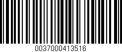 Código de barras (EAN, GTIN, SKU, ISBN): '0037000413516'