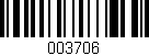Código de barras (EAN, GTIN, SKU, ISBN): '003706'