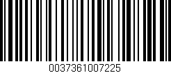 Código de barras (EAN, GTIN, SKU, ISBN): '0037361007225'