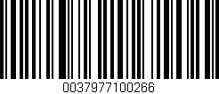 Código de barras (EAN, GTIN, SKU, ISBN): '0037977100266'