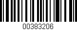 Código de barras (EAN, GTIN, SKU, ISBN): '00383206'