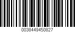 Código de barras (EAN, GTIN, SKU, ISBN): '0038449450827'