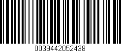 Código de barras (EAN, GTIN, SKU, ISBN): '0039442052438'