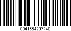 Código de barras (EAN, GTIN, SKU, ISBN): '0041554237740'