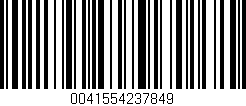 Código de barras (EAN, GTIN, SKU, ISBN): '0041554237849'