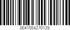 Código de barras (EAN, GTIN, SKU, ISBN): '0041554270129'