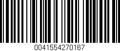 Código de barras (EAN, GTIN, SKU, ISBN): '0041554270167'