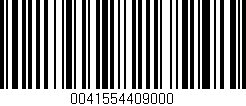 Código de barras (EAN, GTIN, SKU, ISBN): '0041554409000'