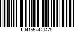 Código de barras (EAN, GTIN, SKU, ISBN): '0041554443479'