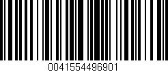 Código de barras (EAN, GTIN, SKU, ISBN): '0041554496901'