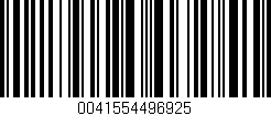 Código de barras (EAN, GTIN, SKU, ISBN): '0041554496925'