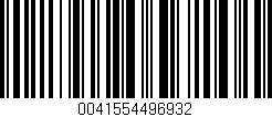Código de barras (EAN, GTIN, SKU, ISBN): '0041554496932'