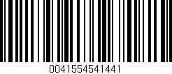 Código de barras (EAN, GTIN, SKU, ISBN): '0041554541441'