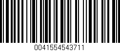 Código de barras (EAN, GTIN, SKU, ISBN): '0041554543711'