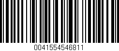 Código de barras (EAN, GTIN, SKU, ISBN): '0041554546811'