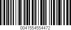 Código de barras (EAN, GTIN, SKU, ISBN): '0041554554472'