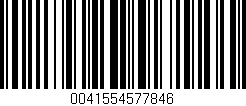 Código de barras (EAN, GTIN, SKU, ISBN): '0041554577846'
