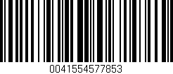 Código de barras (EAN, GTIN, SKU, ISBN): '0041554577853'