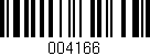 Código de barras (EAN, GTIN, SKU, ISBN): '004166'