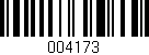 Código de barras (EAN, GTIN, SKU, ISBN): '004173'