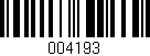 Código de barras (EAN, GTIN, SKU, ISBN): '004193'