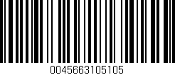 Código de barras (EAN, GTIN, SKU, ISBN): '0045663105105'