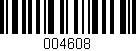 Código de barras (EAN, GTIN, SKU, ISBN): '004608'