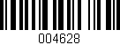 Código de barras (EAN, GTIN, SKU, ISBN): '004628'