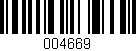 Código de barras (EAN, GTIN, SKU, ISBN): '004669'