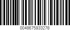 Código de barras (EAN, GTIN, SKU, ISBN): '0048675933278'