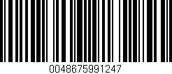 Código de barras (EAN, GTIN, SKU, ISBN): '0048675991247'